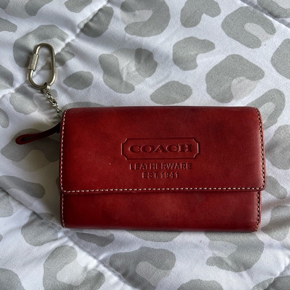 Coach full leather wallet - Picture 1 of 3